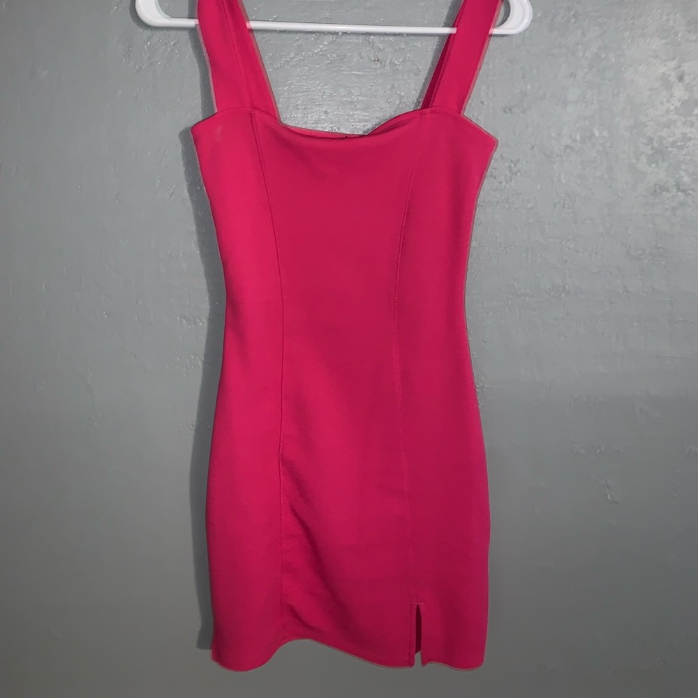 cute pink mini dress